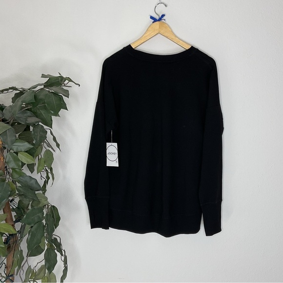 NWT Jockey Brushed Back Fleece Sweatshirt - Picture 6 of 6